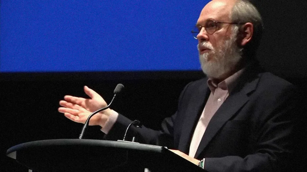 Registro do crítico David Bordwell em palestra